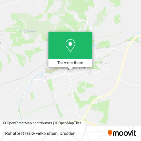 Карта Ruheforst Harz-Falkenstein