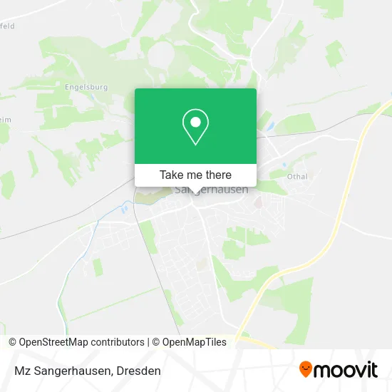 Карта Mz Sangerhausen