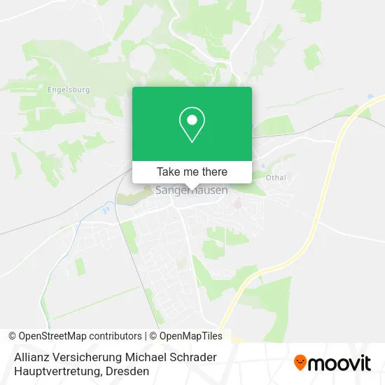Карта Allianz Versicherung Michael Schrader Hauptvertretung