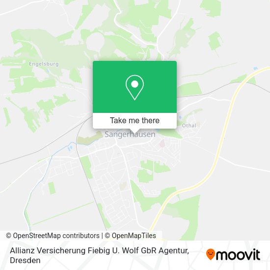 Карта Allianz Versicherung Fiebig U. Wolf GbR Agentur