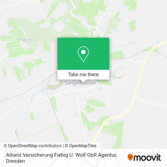 Карта Allianz Versicherung Fiebig U. Wolf GbR Agentur