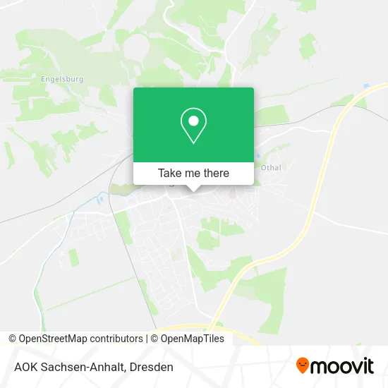 Карта AOK Sachsen-Anhalt