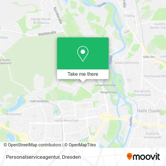 Карта Personalserviceagentur
