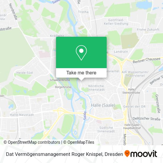Карта Dat Vermögensmanagement Roger Knispel