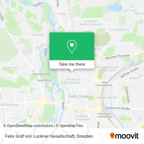 Карта Felix Graf von Luckner Gesellschaft