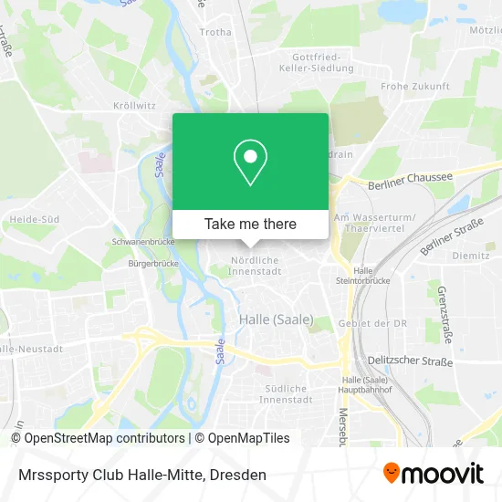 Mrssporty Club Halle-Mitte map