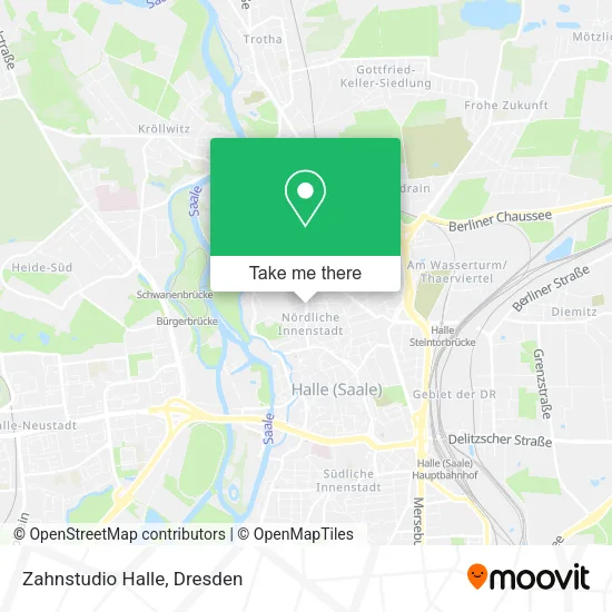 Карта Zahnstudio Halle