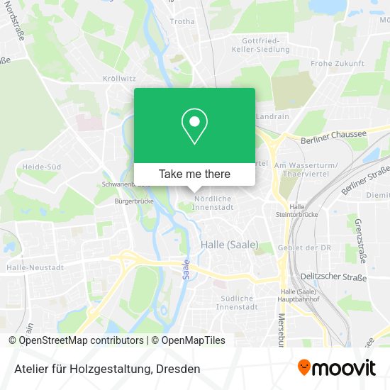 Карта Atelier für Holzgestaltung
