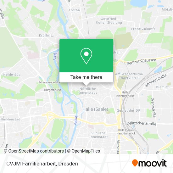 Карта CVJM Familienarbeit