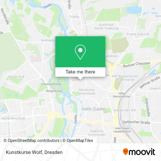 Карта Kunstkurse Wolf