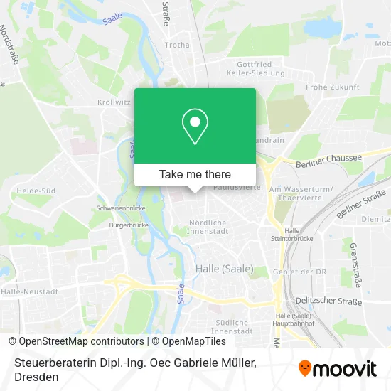 Карта Steuerberaterin Dipl.-Ing. Oec Gabriele Müller