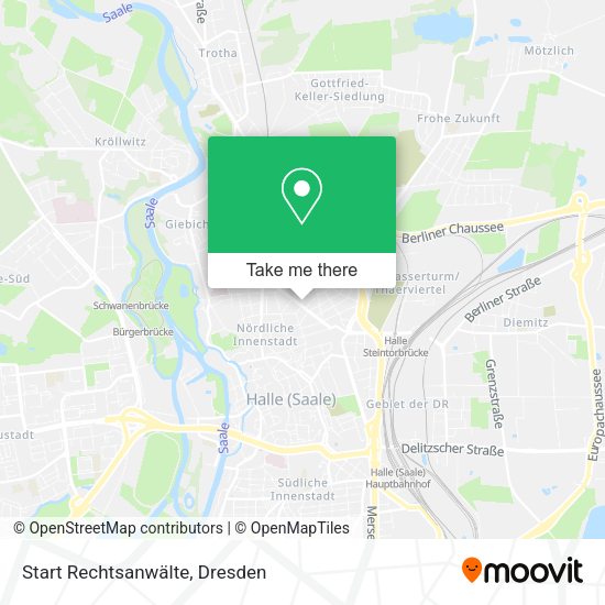 Карта Start Rechtsanwälte