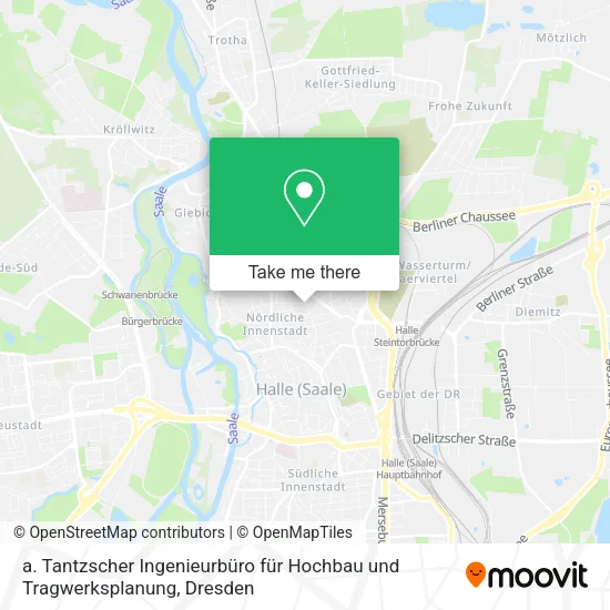 Карта a. Tantzscher Ingenieurbüro für Hochbau und Tragwerksplanung