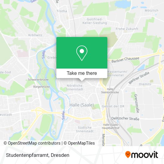 Карта Studentenpfarramt