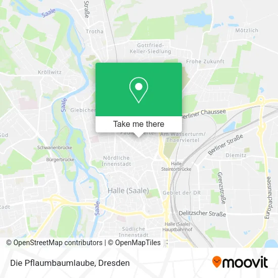 Карта Die Pflaumbaumlaube