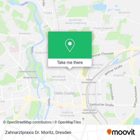 Карта Zahnarztpraxis Dr. Moritz