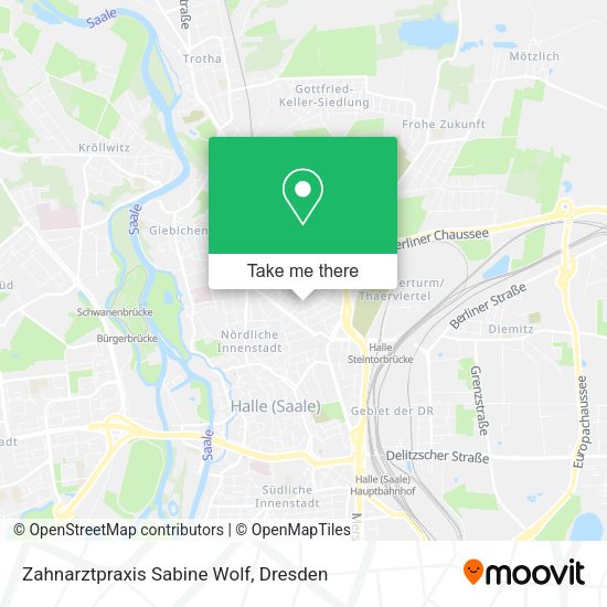Карта Zahnarztpraxis Sabine Wolf