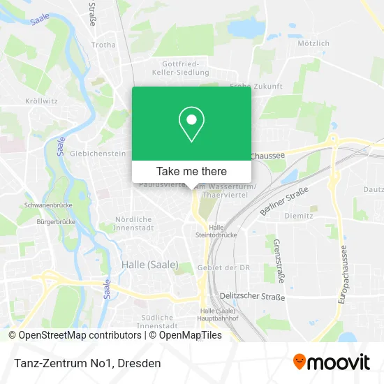 Карта Tanz-Zentrum No1
