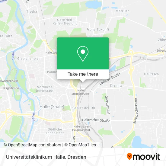 Universitätsklinikum Halle map