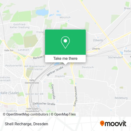 Shell Recharge map
