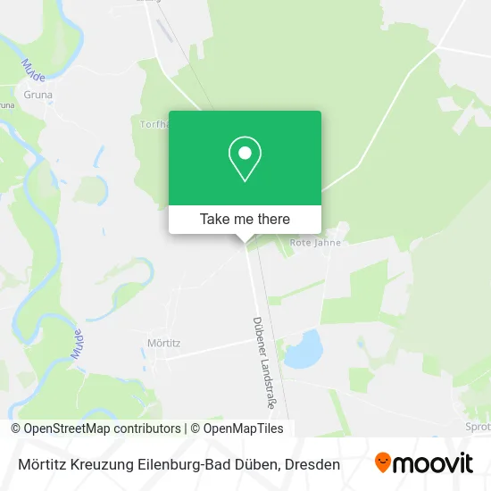 Карта Mörtitz Kreuzung Eilenburg-Bad Düben
