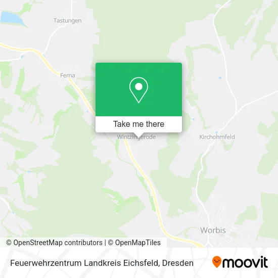 Карта Feuerwehrzentrum Landkreis Eichsfeld