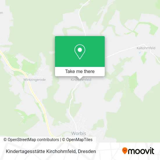 Карта Kindertagesstätte Kirchohmfeld