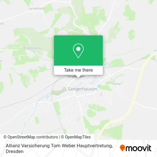 Карта Allianz Versicherung Tom Weber Hauptvertretung