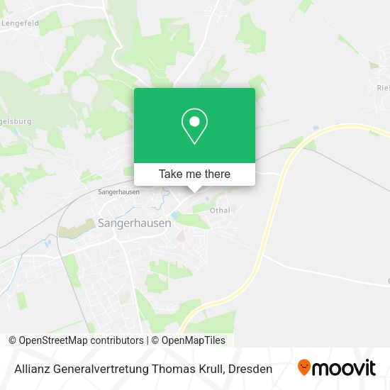Карта Allianz Generalvertretung Thomas Krull