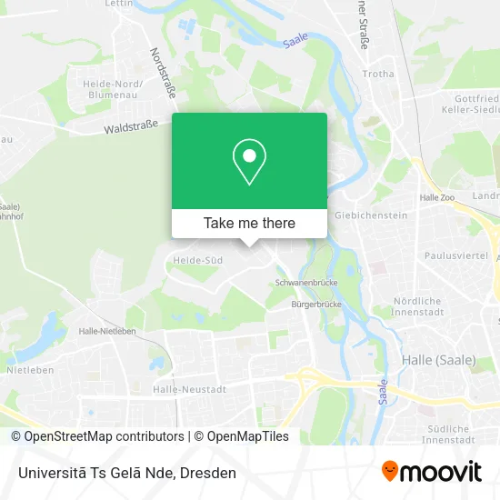 Карта Universitã Ts Gelã Nde