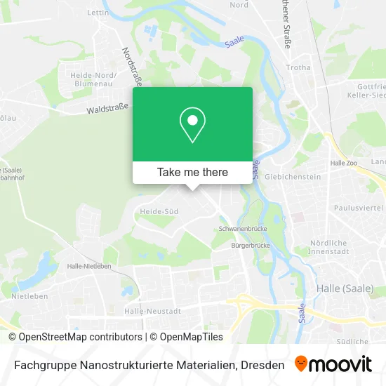 Карта Fachgruppe Nanostrukturierte Materialien