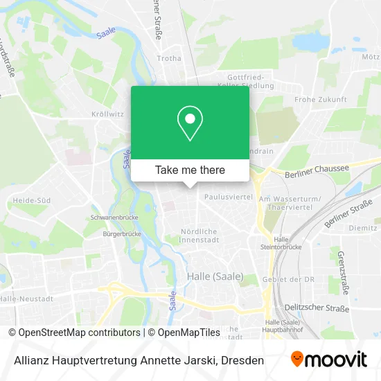 Карта Allianz Hauptvertretung Annette Jarski