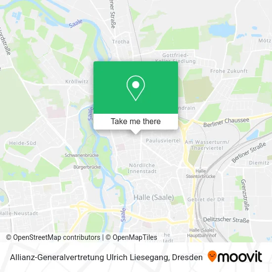 Карта Allianz-Generalvertretung Ulrich Liesegang