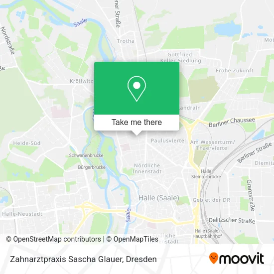 Карта Zahnarztpraxis Sascha Glauer
