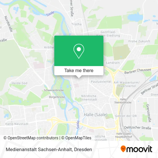 Карта Medienanstalt Sachsen-Anhalt