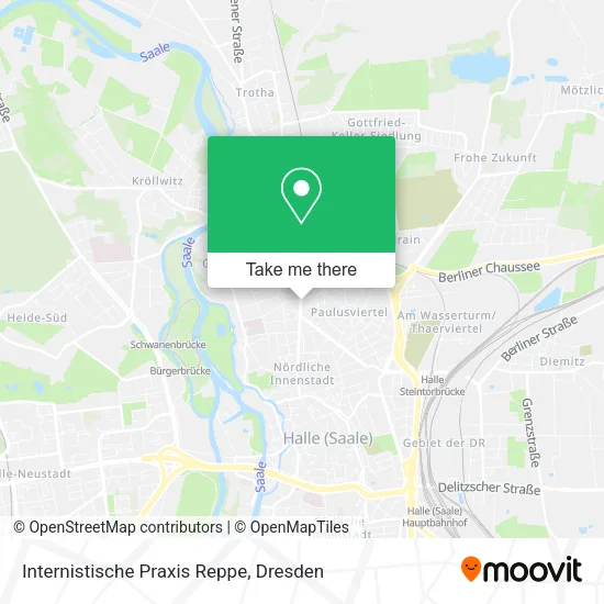 Карта Internistische Praxis Reppe