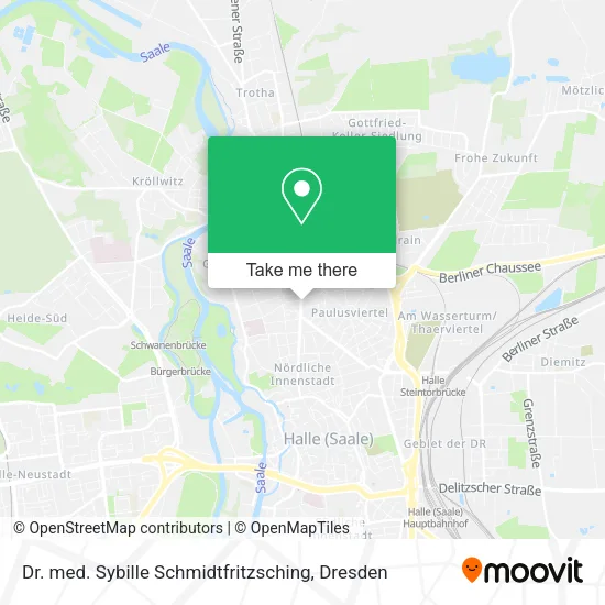 Карта Dr. med. Sybille Schmidtfritzsching