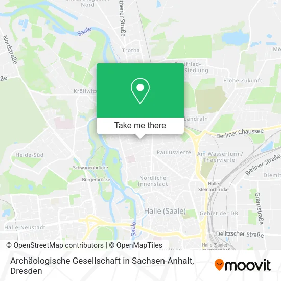 Карта Archäologische Gesellschaft in Sachsen-Anhalt