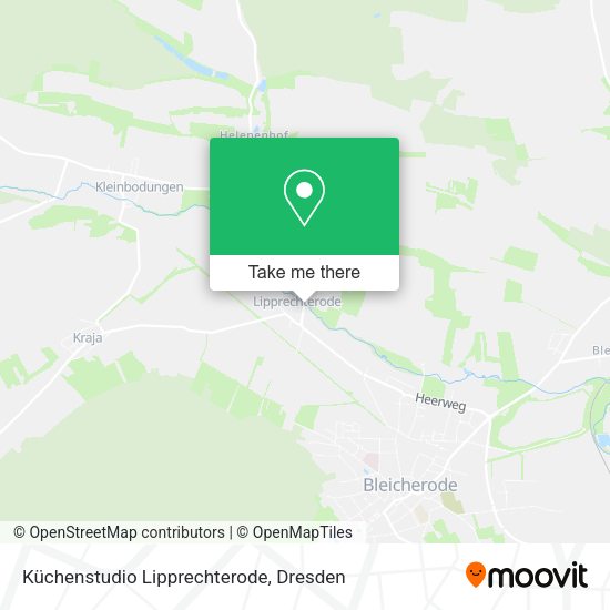 Карта Küchenstudio Lipprechterode