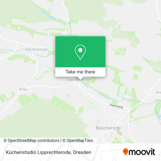 Карта Küchenstudio Lipprechterode