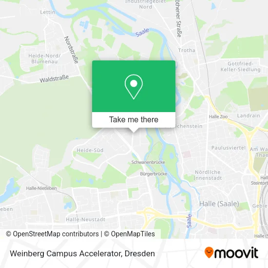 Карта Weinberg Campus Accelerator