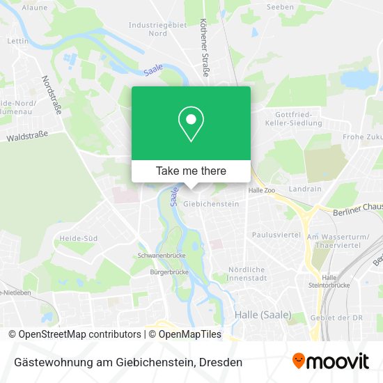 Карта Gästewohnung am Giebichenstein