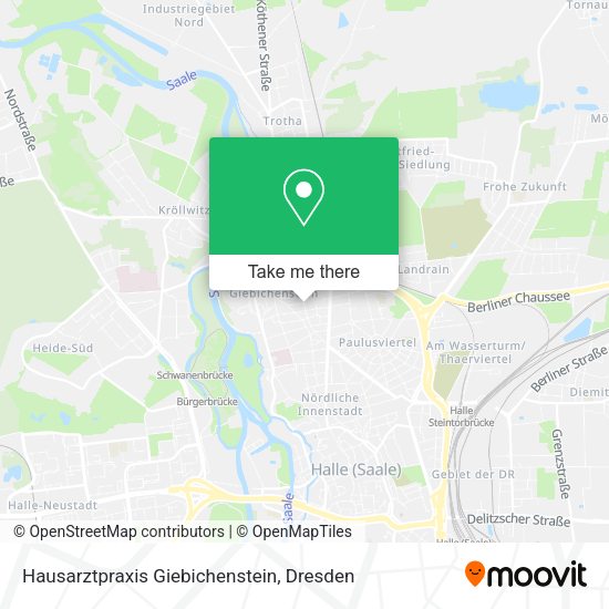 Карта Hausarztpraxis Giebichenstein