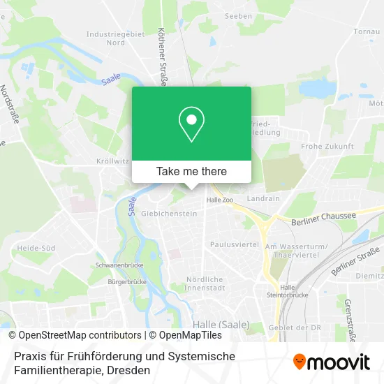 Карта Praxis für Frühförderung und Systemische Familientherapie