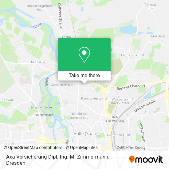 Карта Axa Versicherung Dipl.-Ing. M. Zimmermann