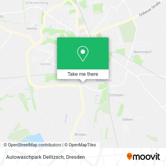 Карта Autowaschpark Delitzsch