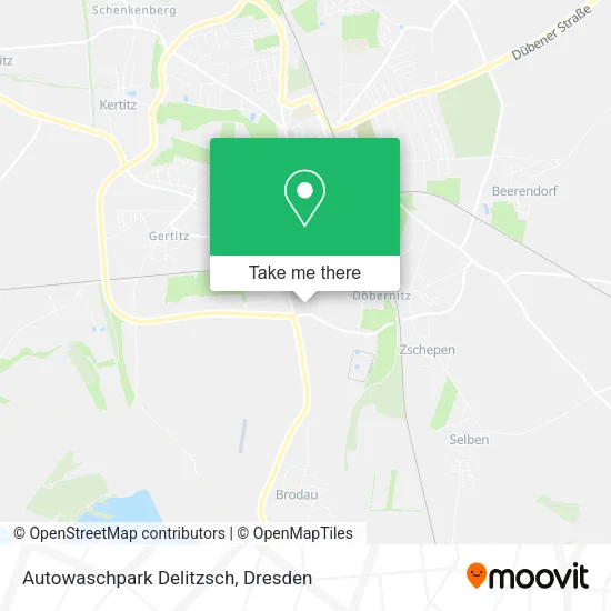 Карта Autowaschpark Delitzsch