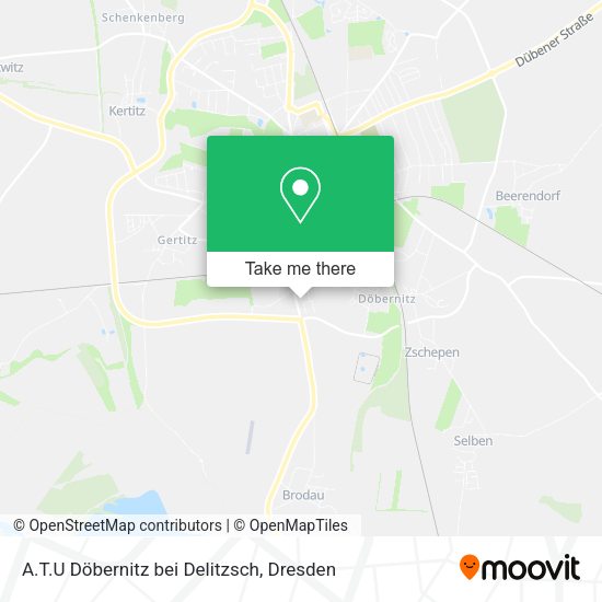 Карта A.T.U Döbernitz bei Delitzsch