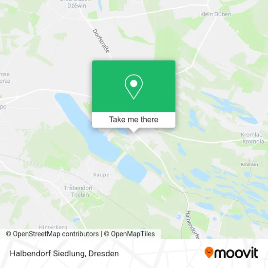 Карта Halbendorf Siedlung