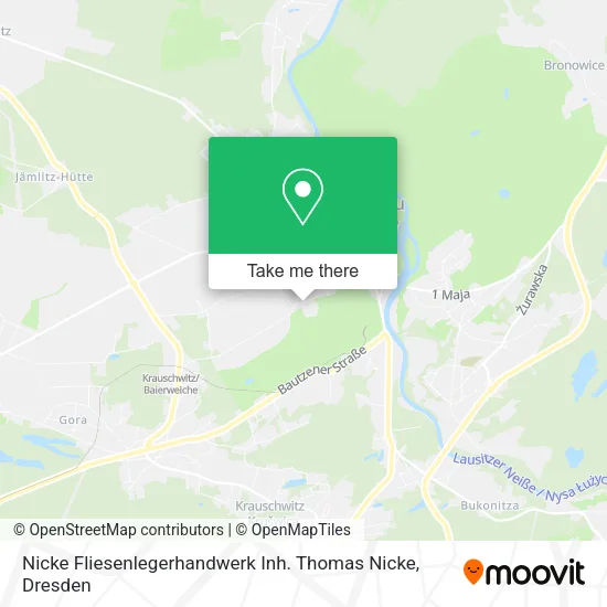 Карта Nicke Fliesenlegerhandwerk Inh. Thomas Nicke